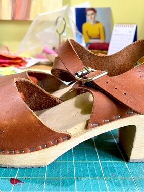 Swedish wooden clogs